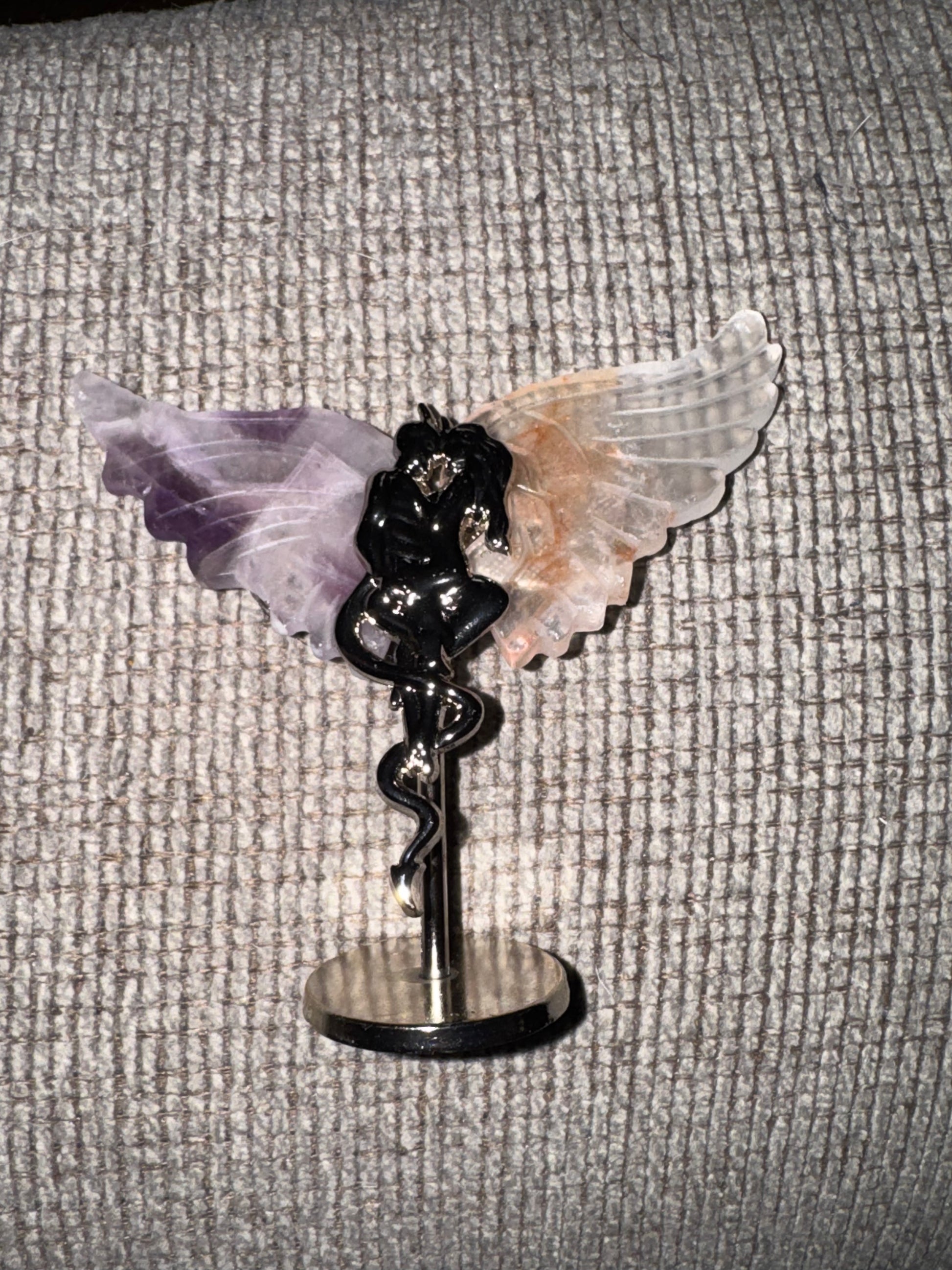 Amethyst and Golden Healer forbidden love wings. 