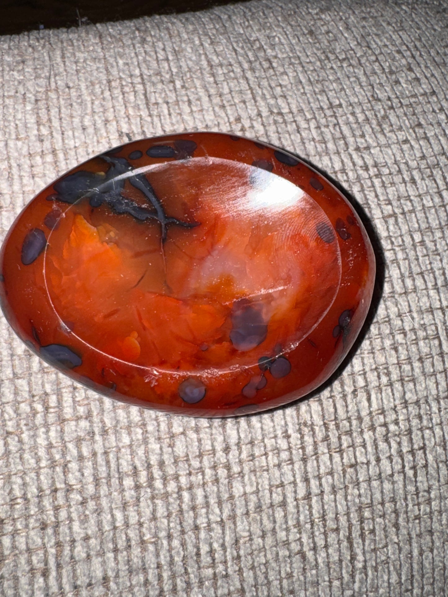 Carnelian Crystal Bowl – Pre Loved from My Personal Collection