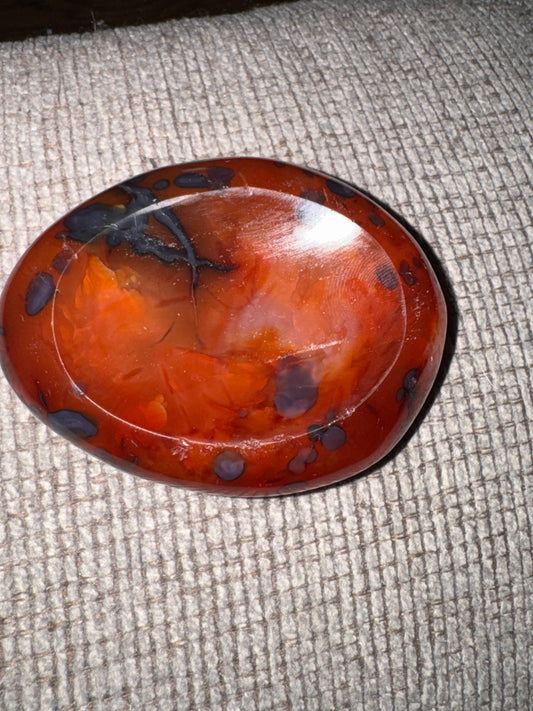 Carnelian Crystal Bowl – Pre Loved from My Personal Collection