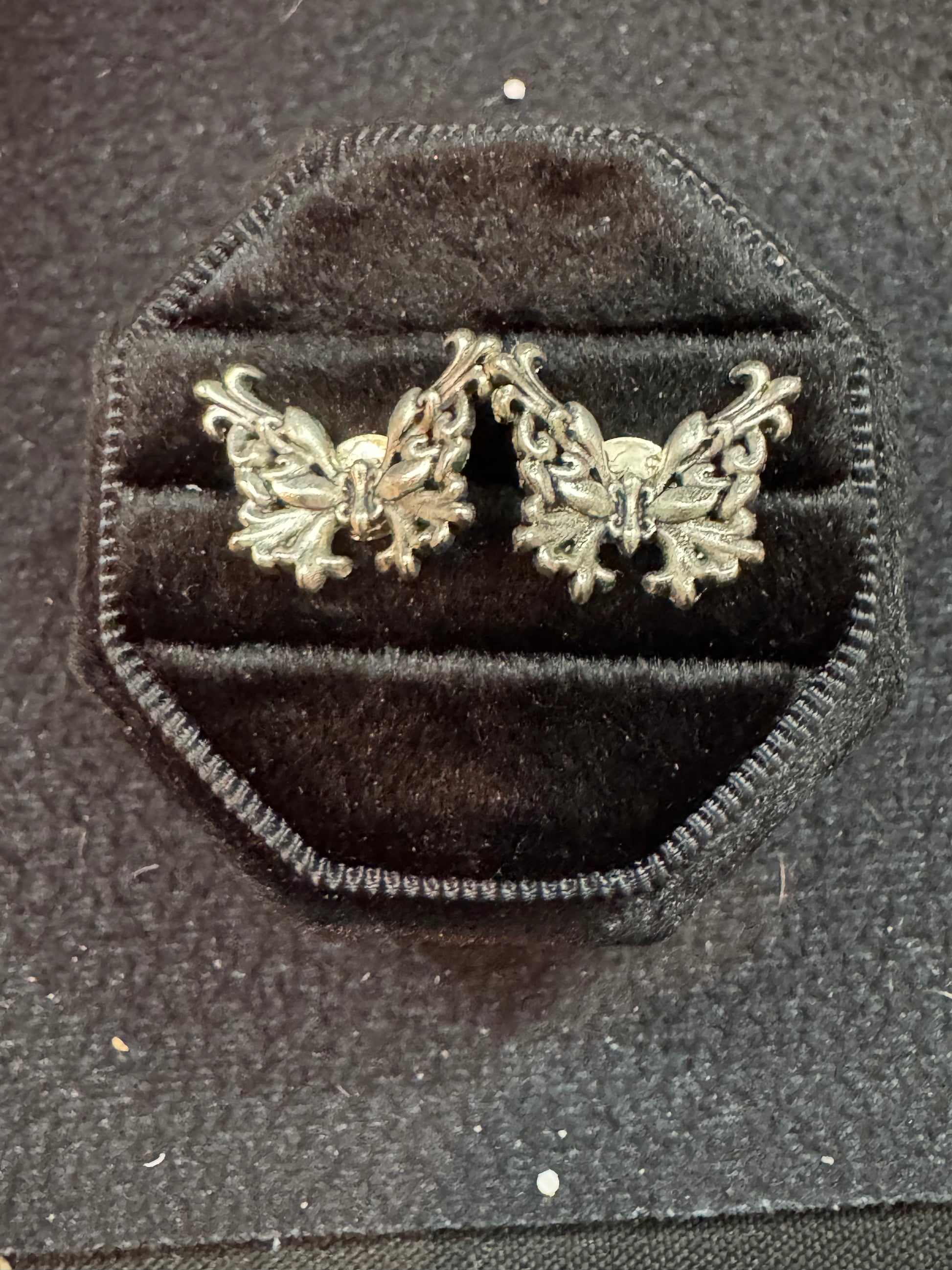 Metal Butterfly Earrings 