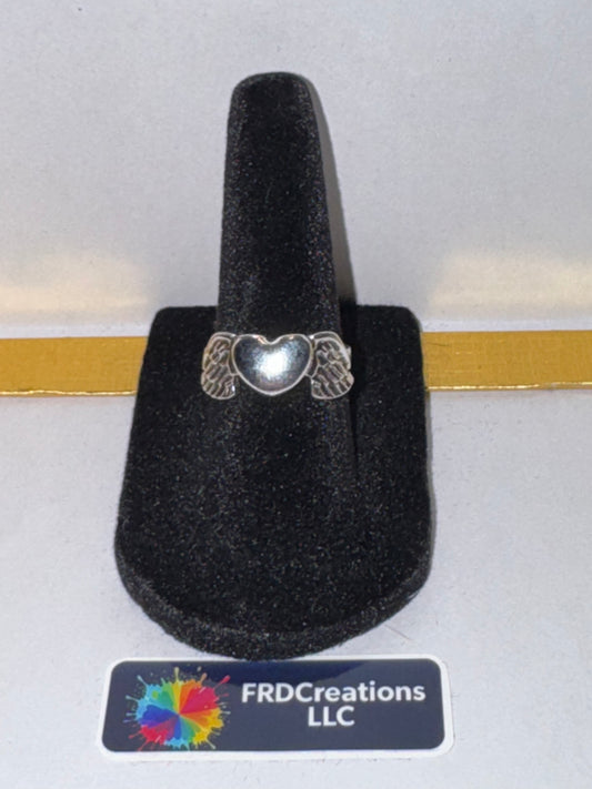 Curated Winged Heart Ring
