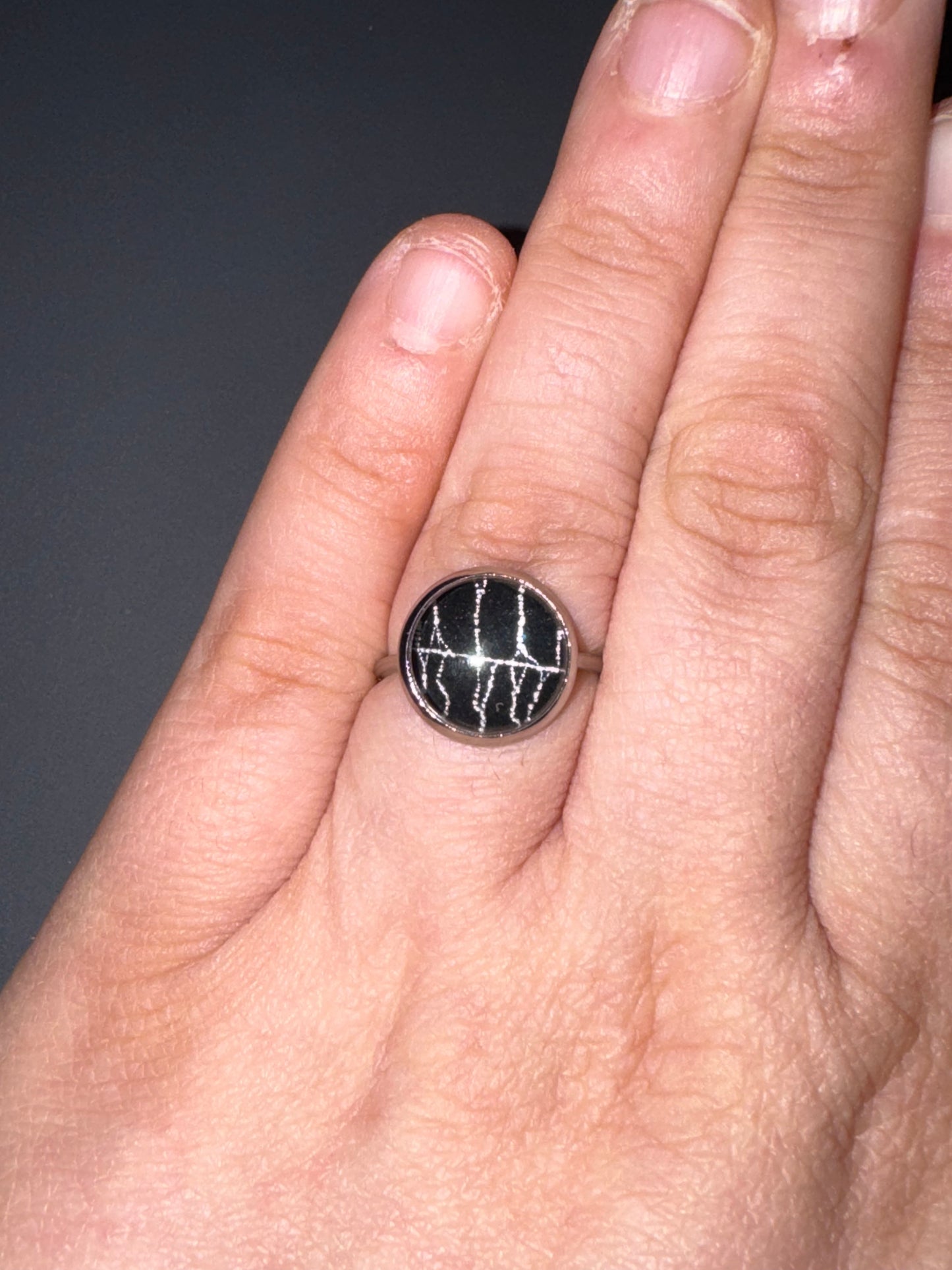Real Spider Web Ring-Curated